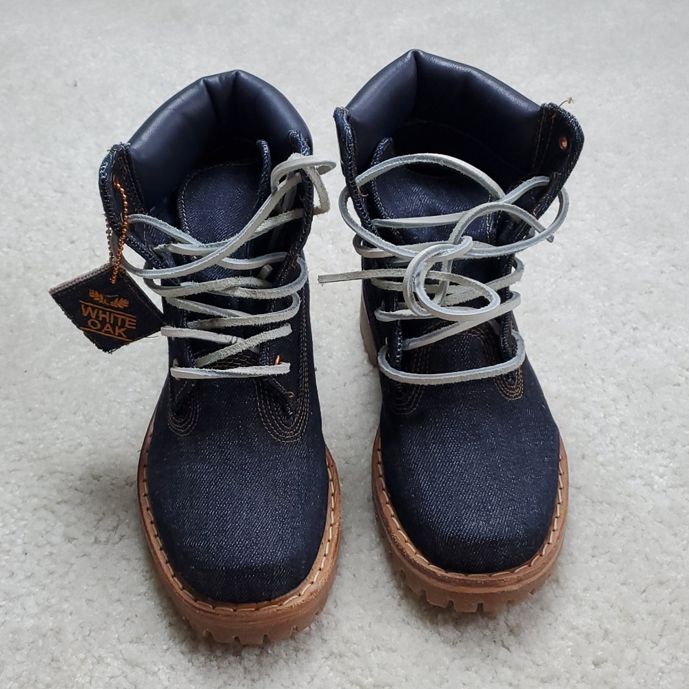 RARE WOMENS TIMBERLAND WHITE OAKS BOOTS SIZE 5.5